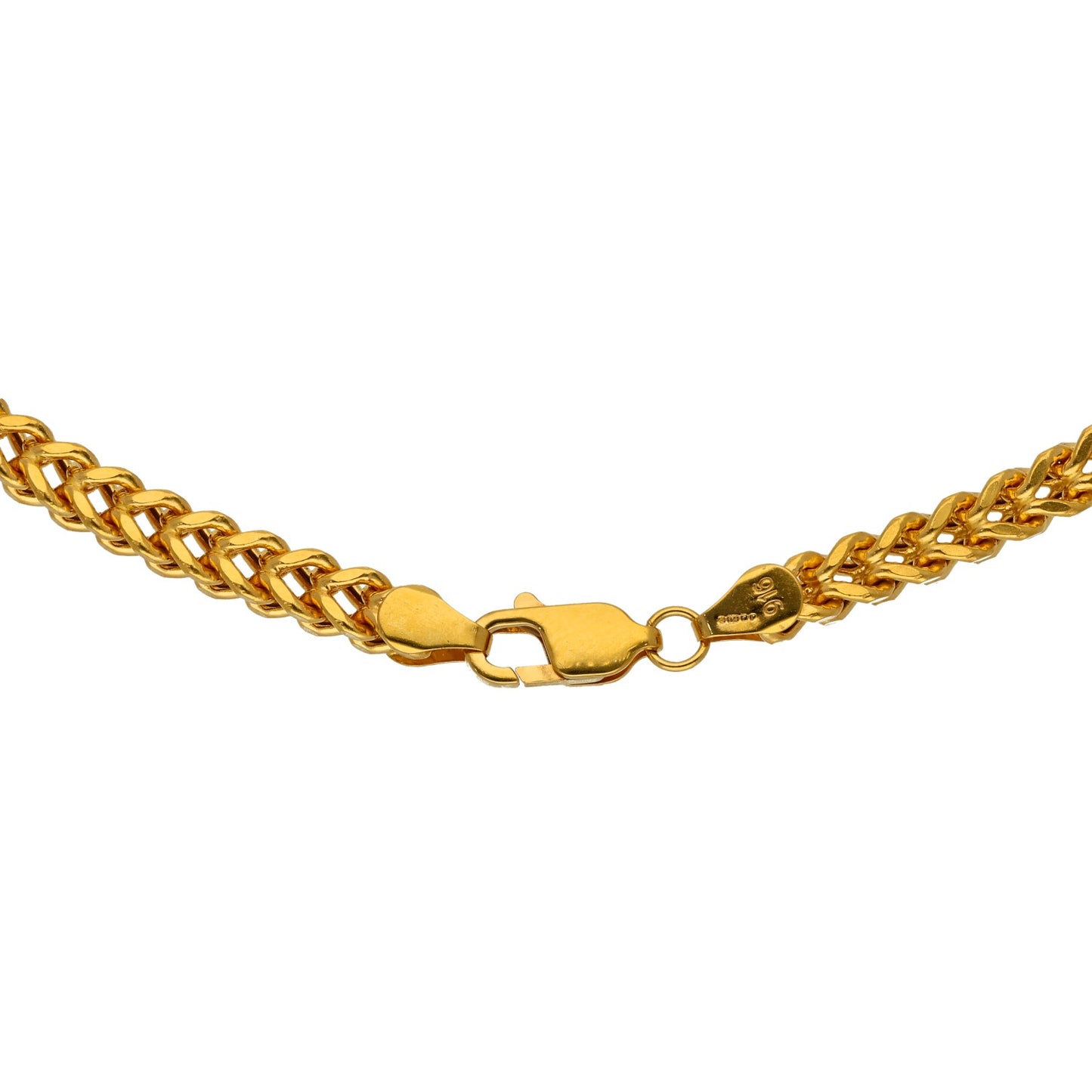 22ct Gold Foxtail Chain 22"