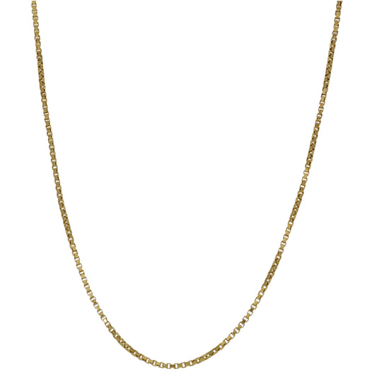 9ct Gold Box Chain 24"