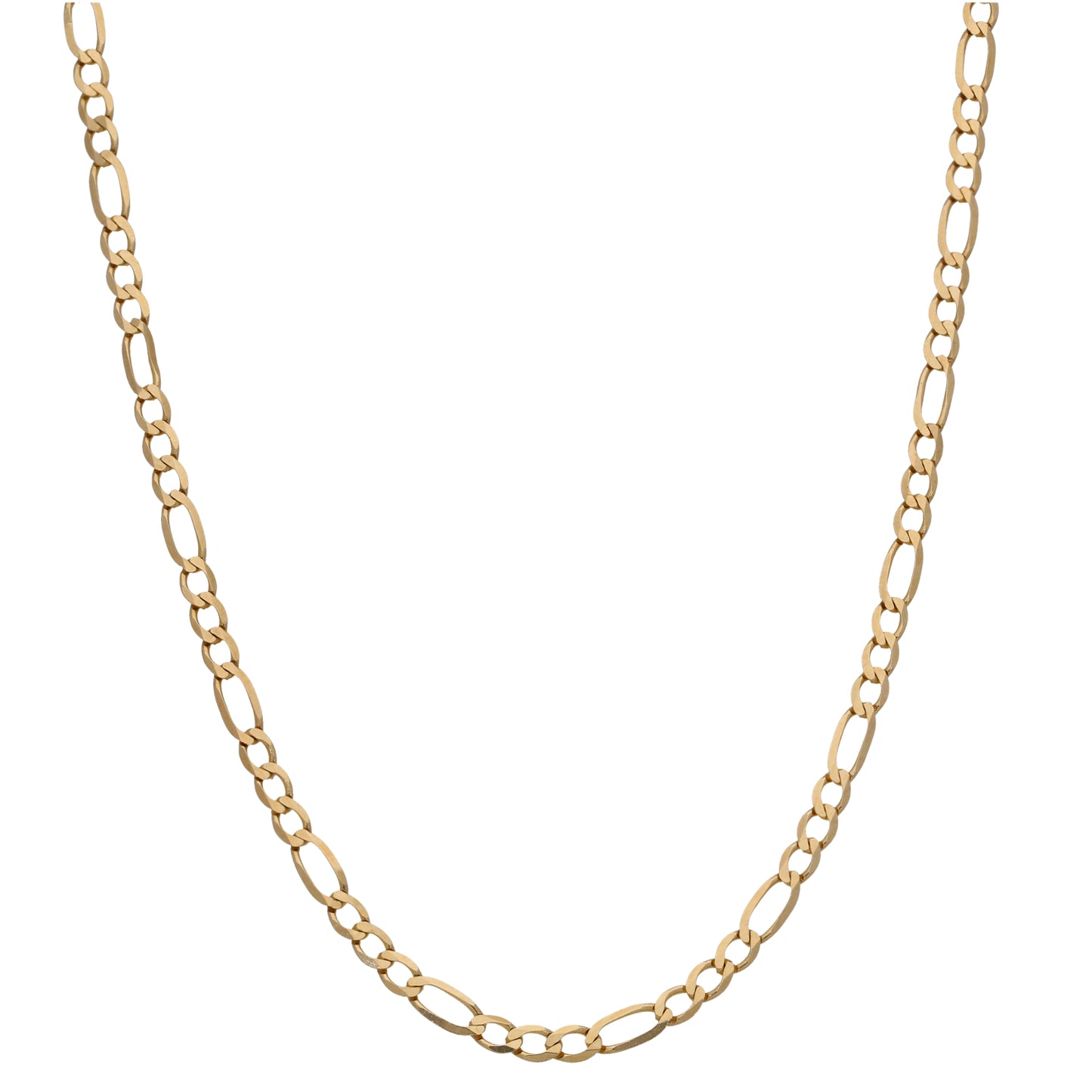 9ct Gold Figaro Chain 17"