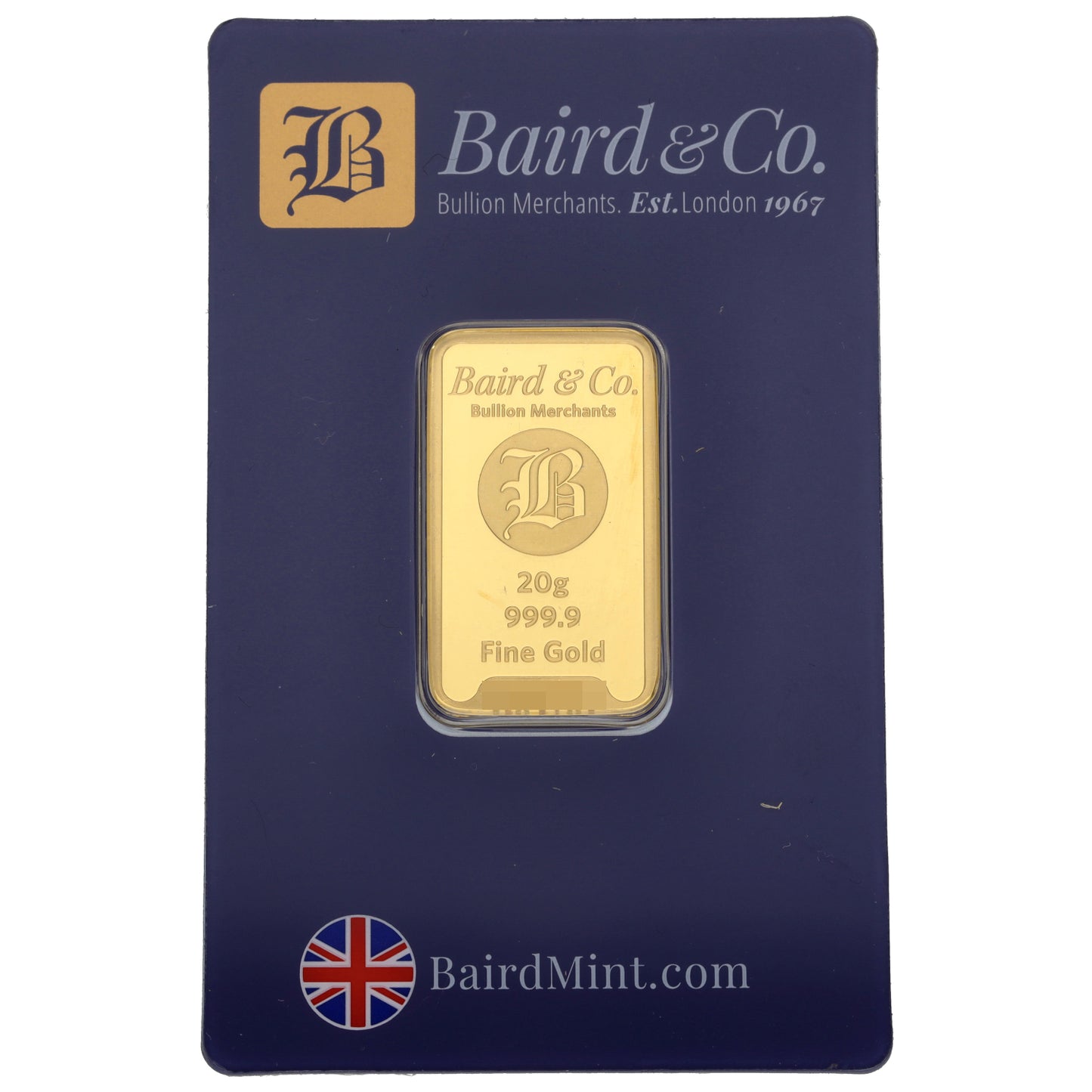 24ct 20g Gold Bar