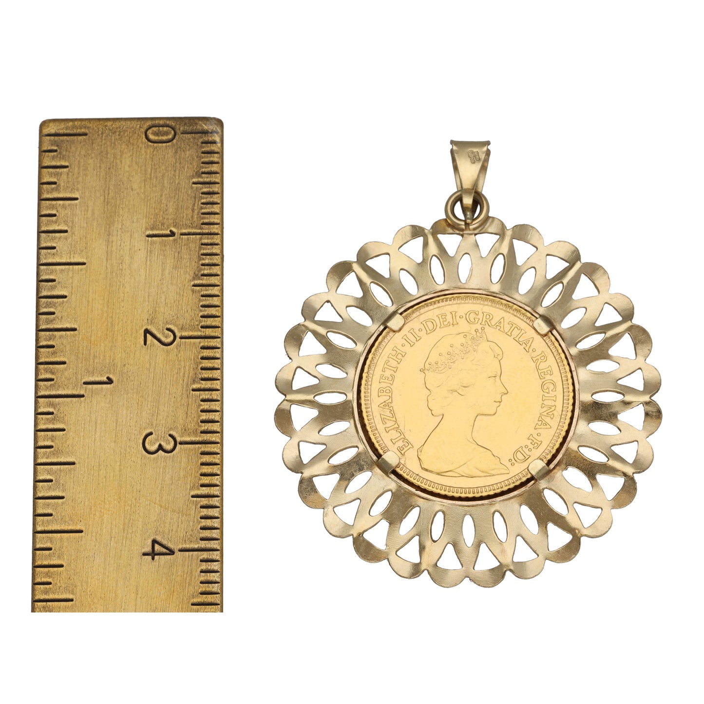 9ct Gold Coin Pendant