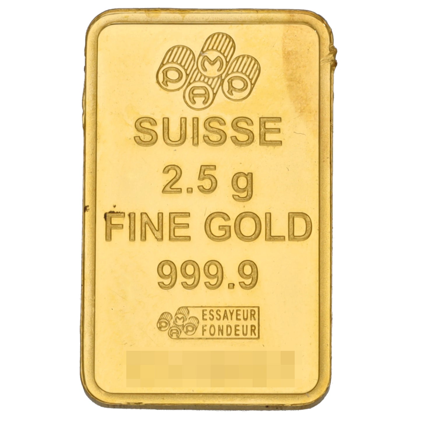 24ct 2.5g Gold Bar