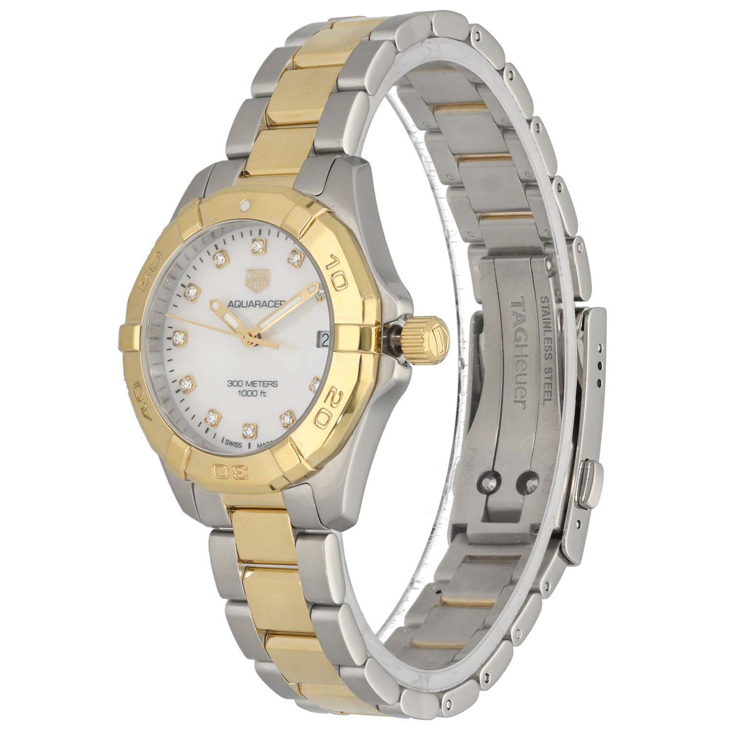 Tag Heuer Aquaracer WBD1322 32mm Bi-Colour Watch