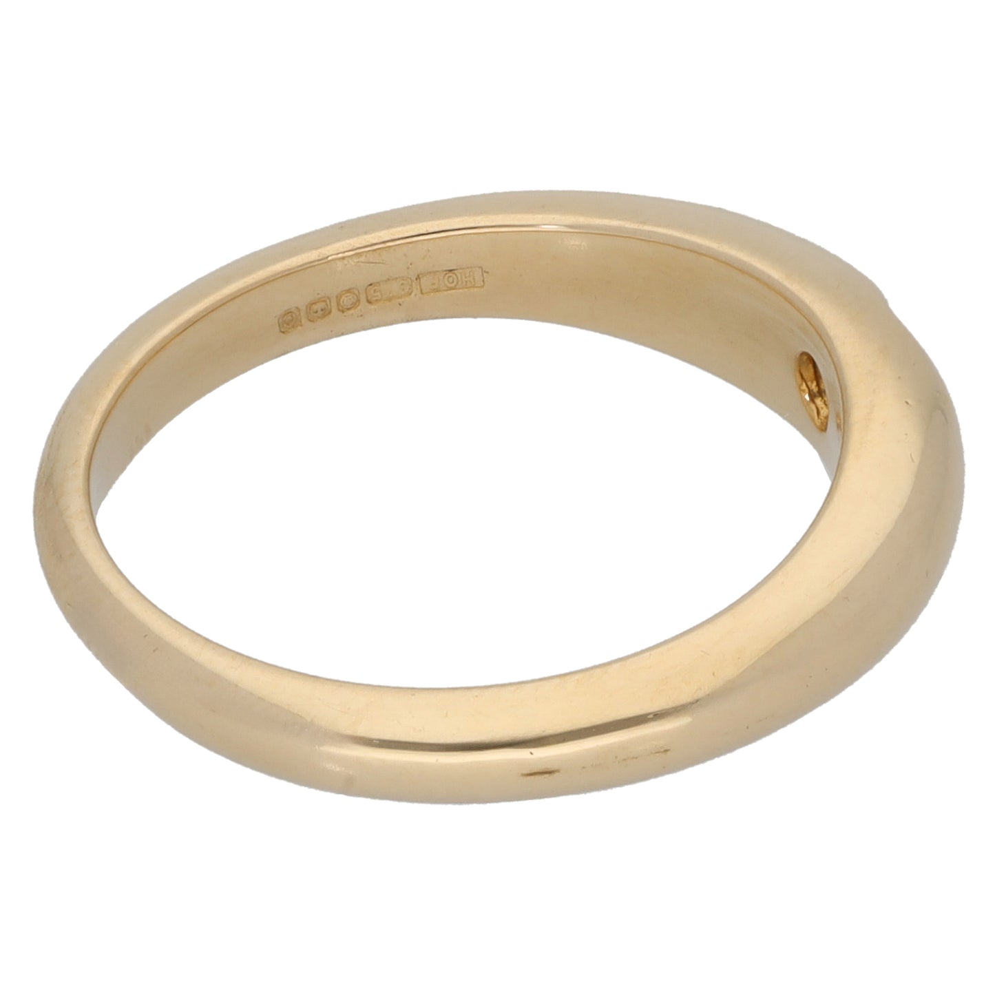 9ct Gold 0.10ct Diamond Solitaire Ring Size M