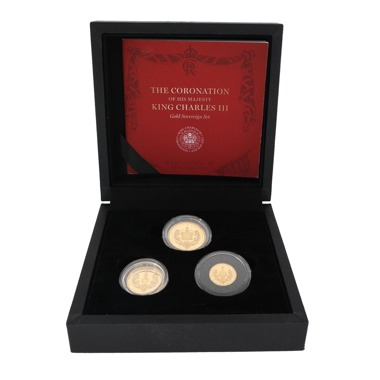 22ct Gold The Coronation Of King Charles III Sovereign Coin Set 2023