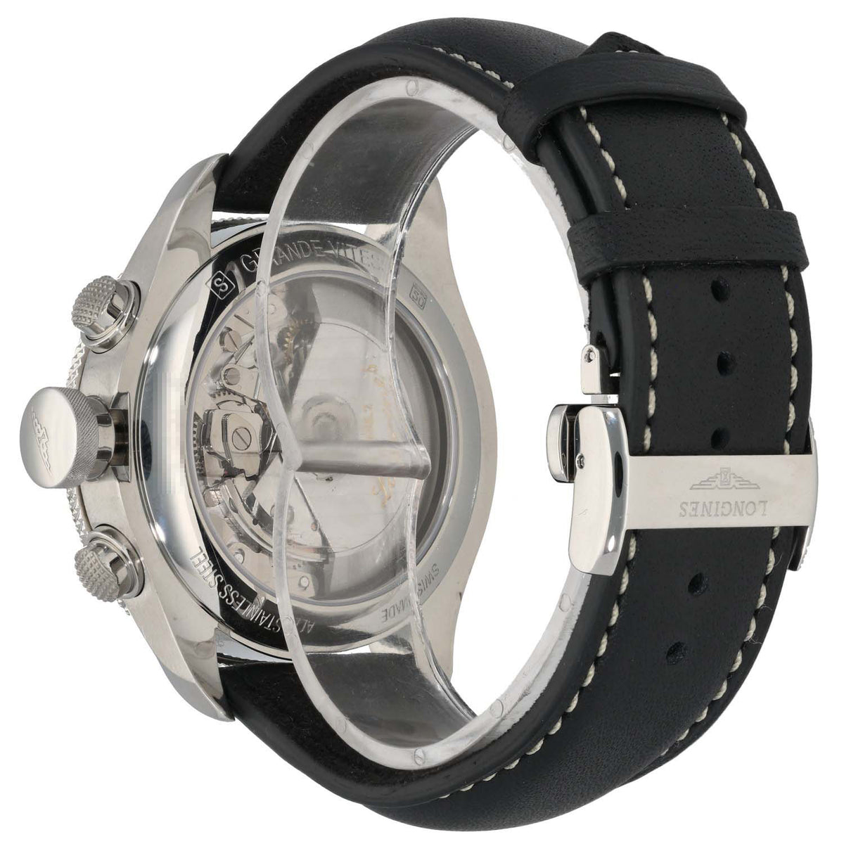 Longines GrandeVitesse Chronograph L3.637.4 44mm Stainless Steel Watch