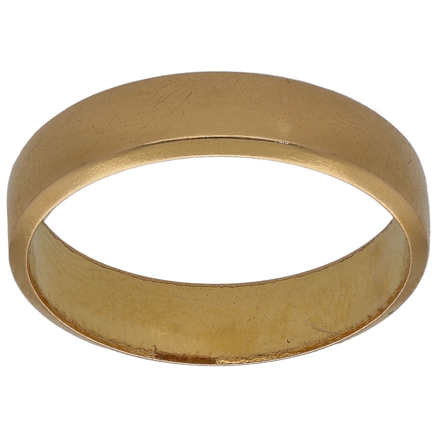 22ct Gold Plain Wedding Ring Size O