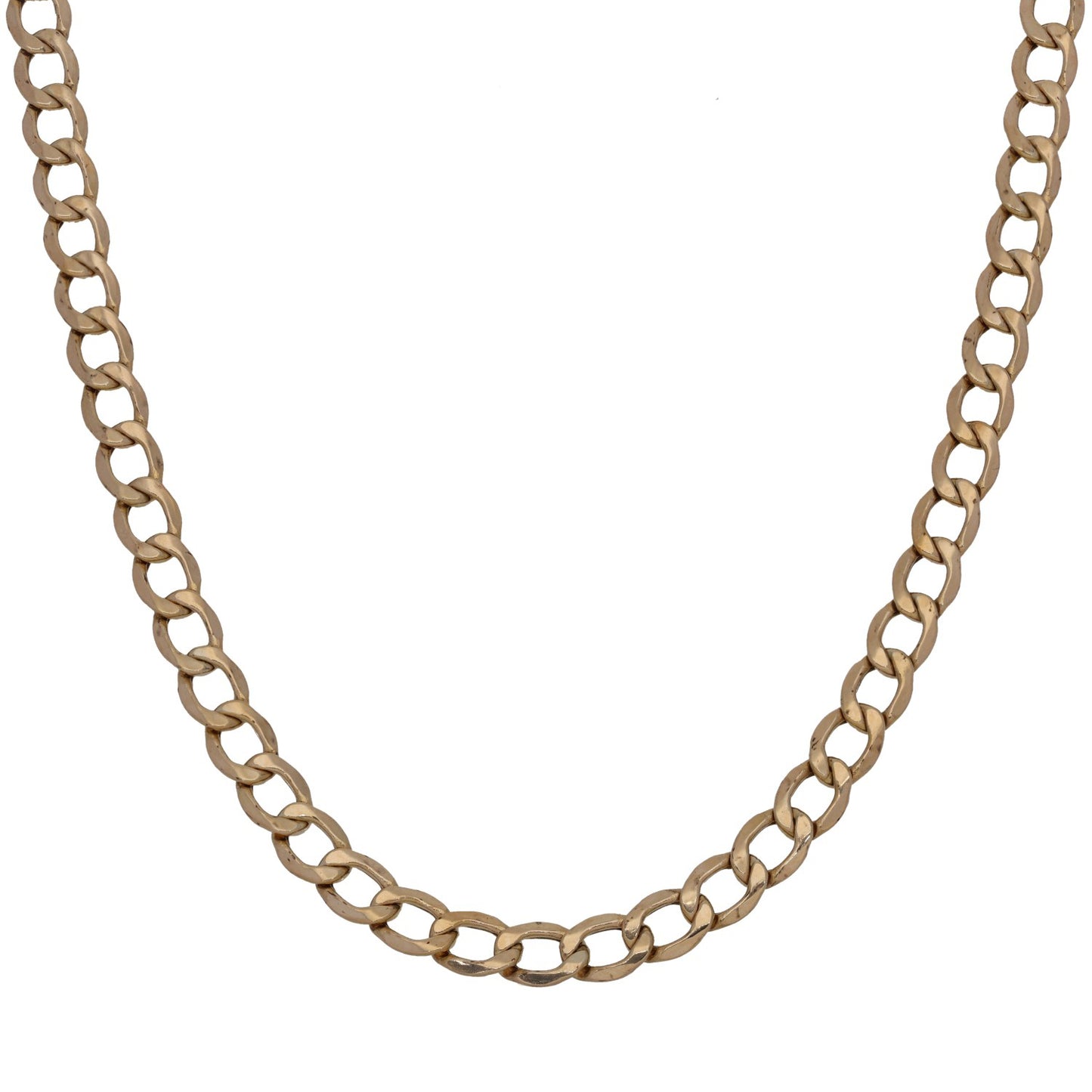 9ct Gold Curb Chain 20"