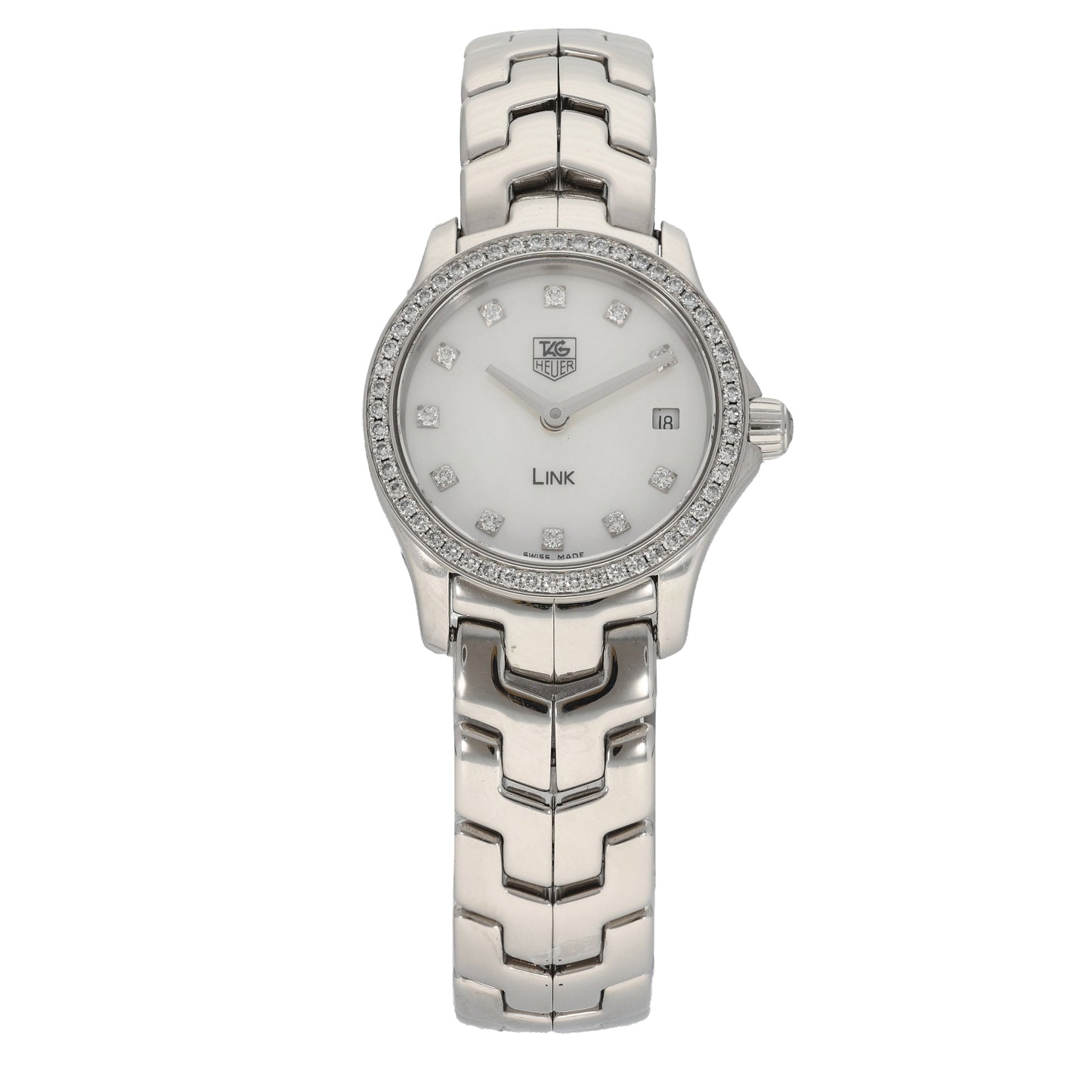Tag Heuer Link WJF1417 24mm Stainless Steel Watch