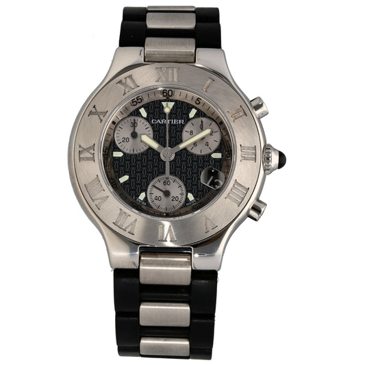 Cartier Must 21 2424 38mm Stainless Steel Watch