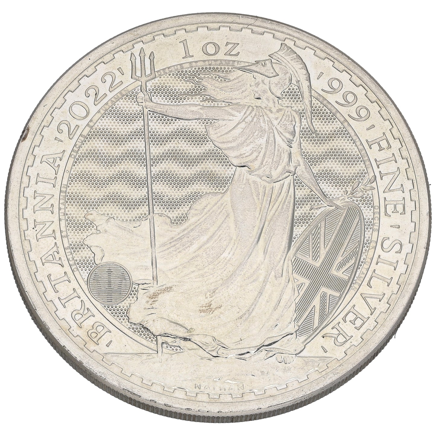 Fine Silver Queen Elizabeth II 1 OZ Britannia Coin 2022
