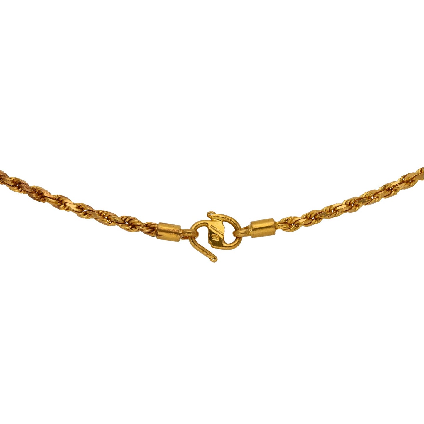 22ct Gold Rope Chain 22"
