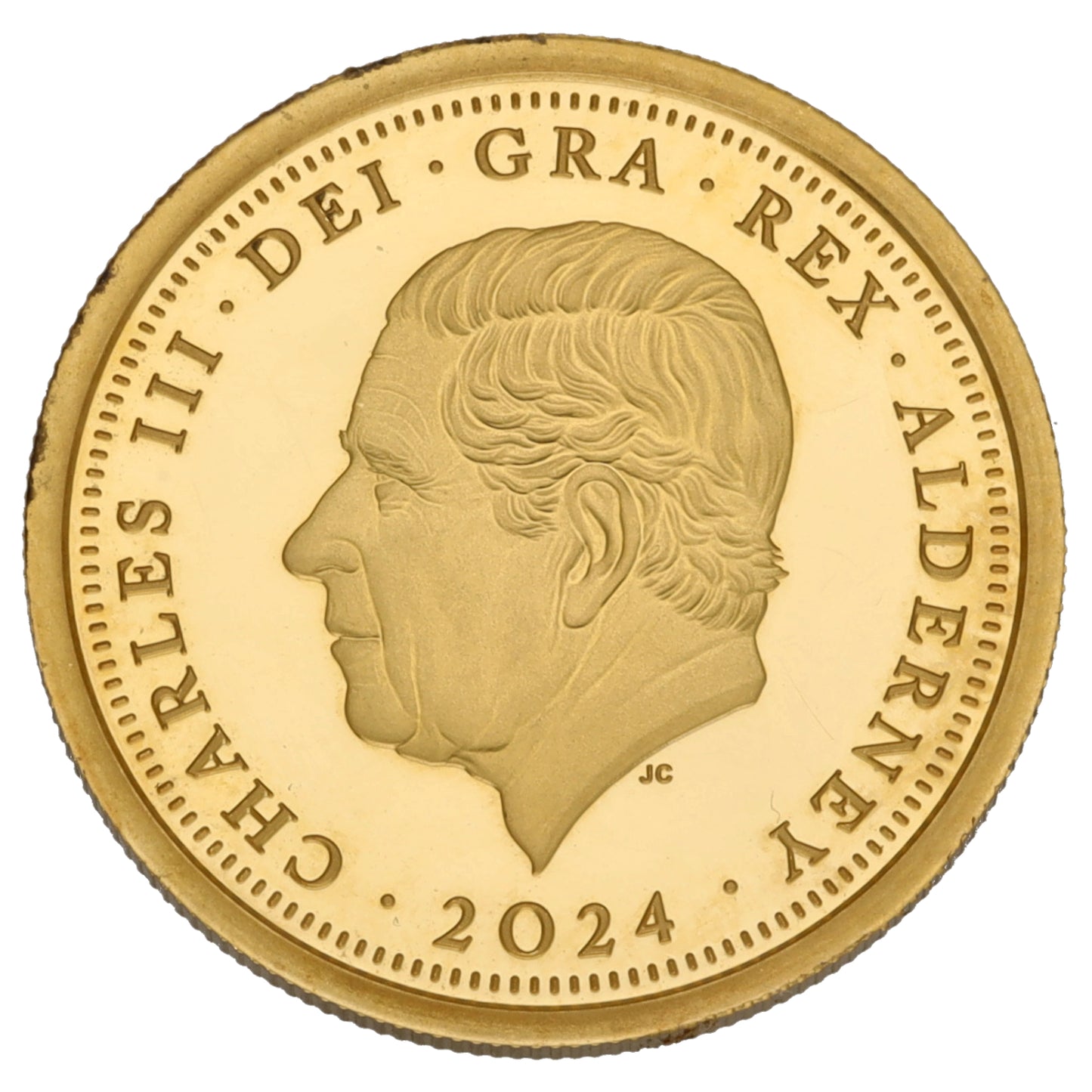 22ct Gold Sir Winston Churchill Half Sovereign Coin 2024