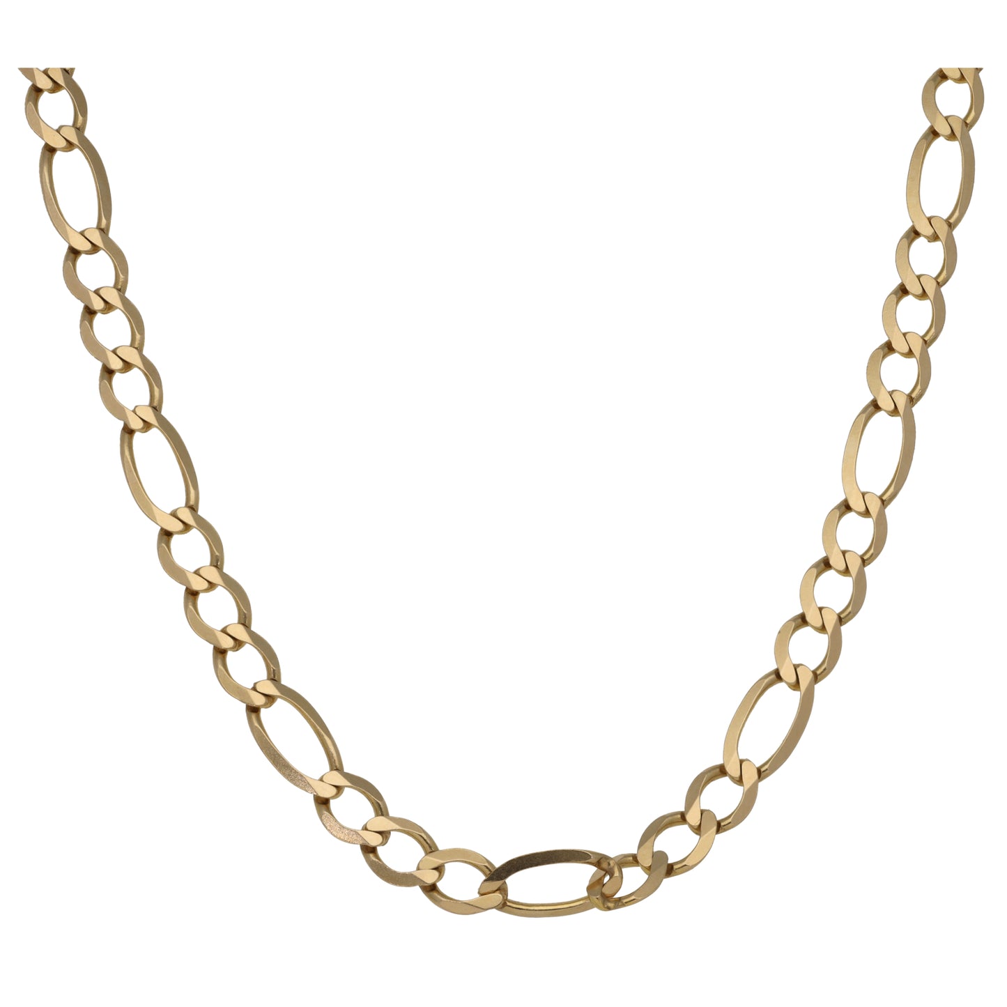 9ct Gold Figaro Chain 18"
