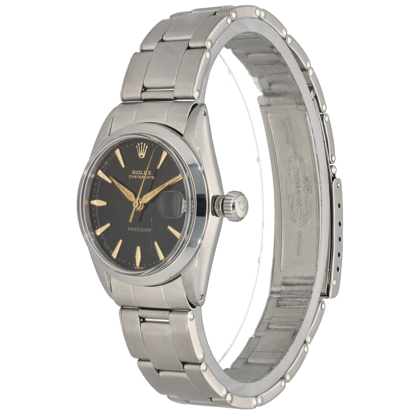 Rolex Oyster Precision 6466 29mm Stainless Steel Watch