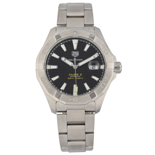 Tag Heuer Aquaracer WAY2010 43mm Stainless Steel Watch