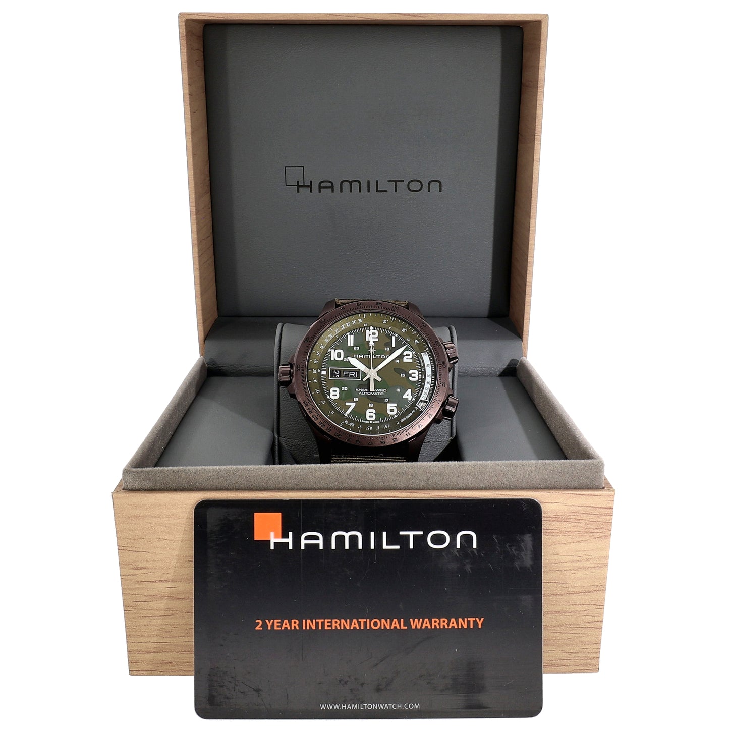 Hamilton Khaki Aviation X-Wind H777750 45mm PVD Stainless Steel Watch