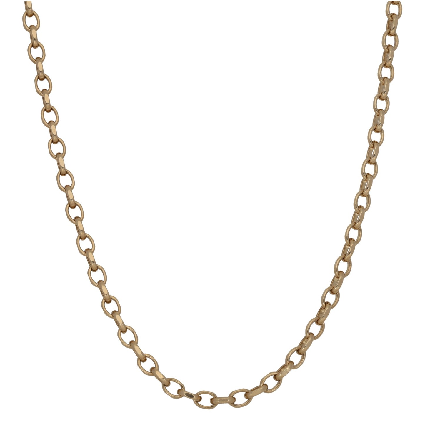 9ct Gold Belcher Chain 16"