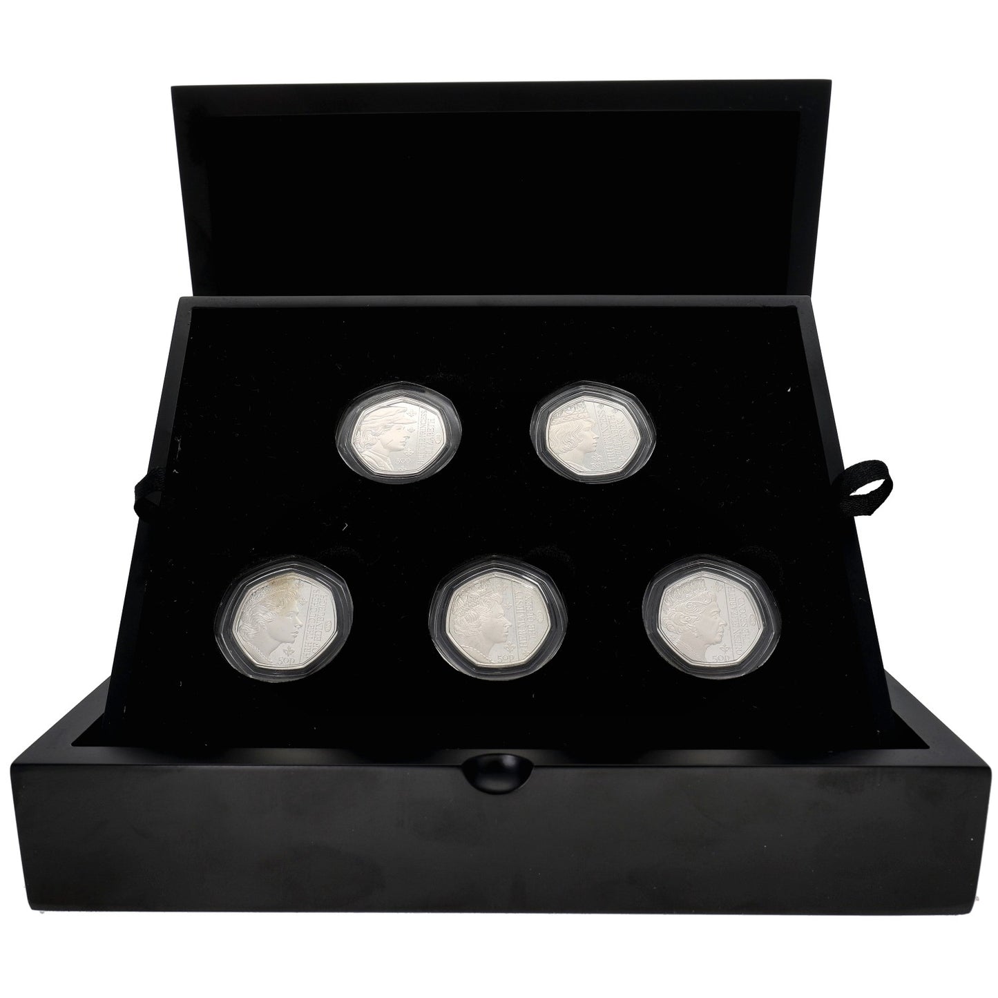 Sterling Silver Century Of Queen Elizabeth 50p Coin Set 2026
