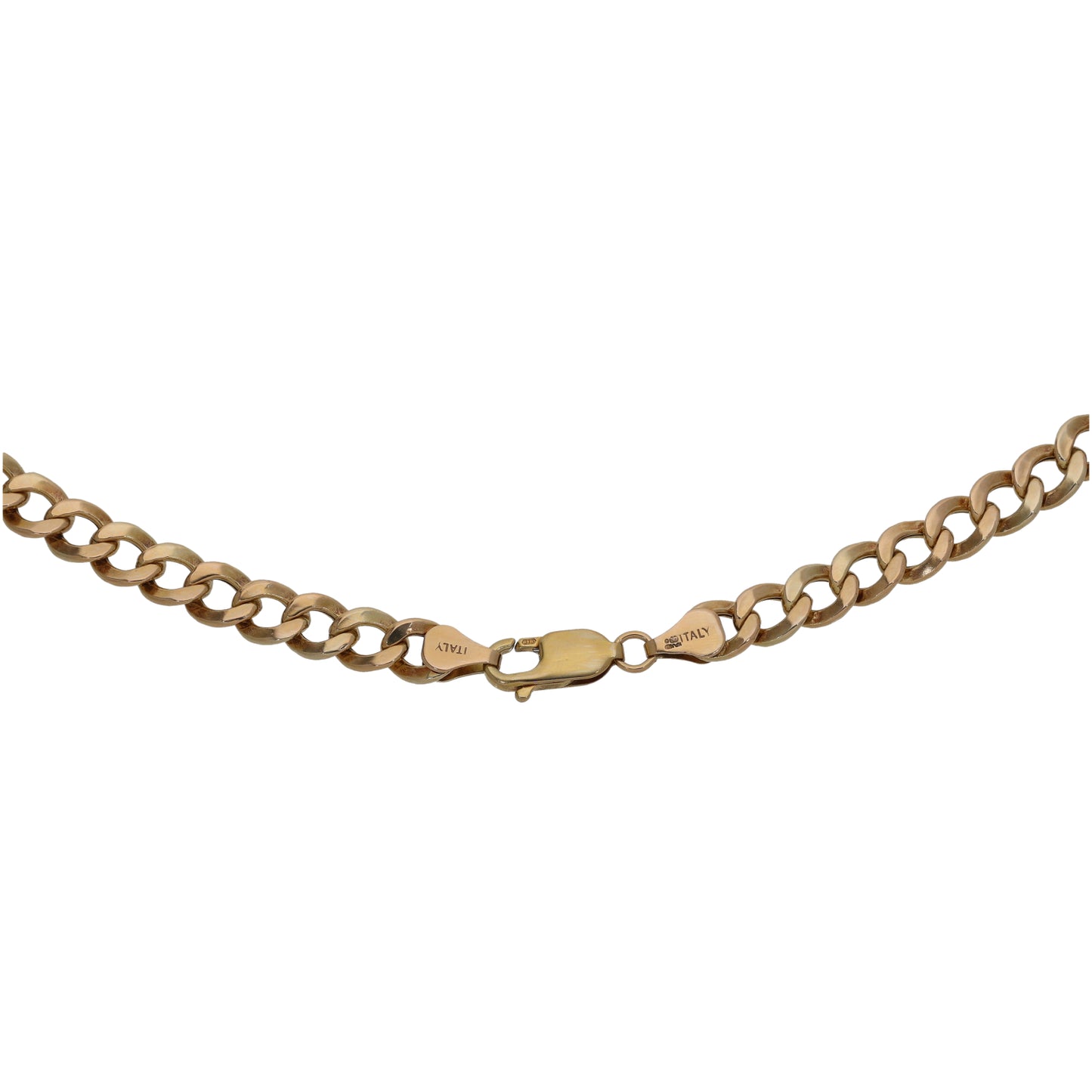 9ct Gold Curb Chain 24"