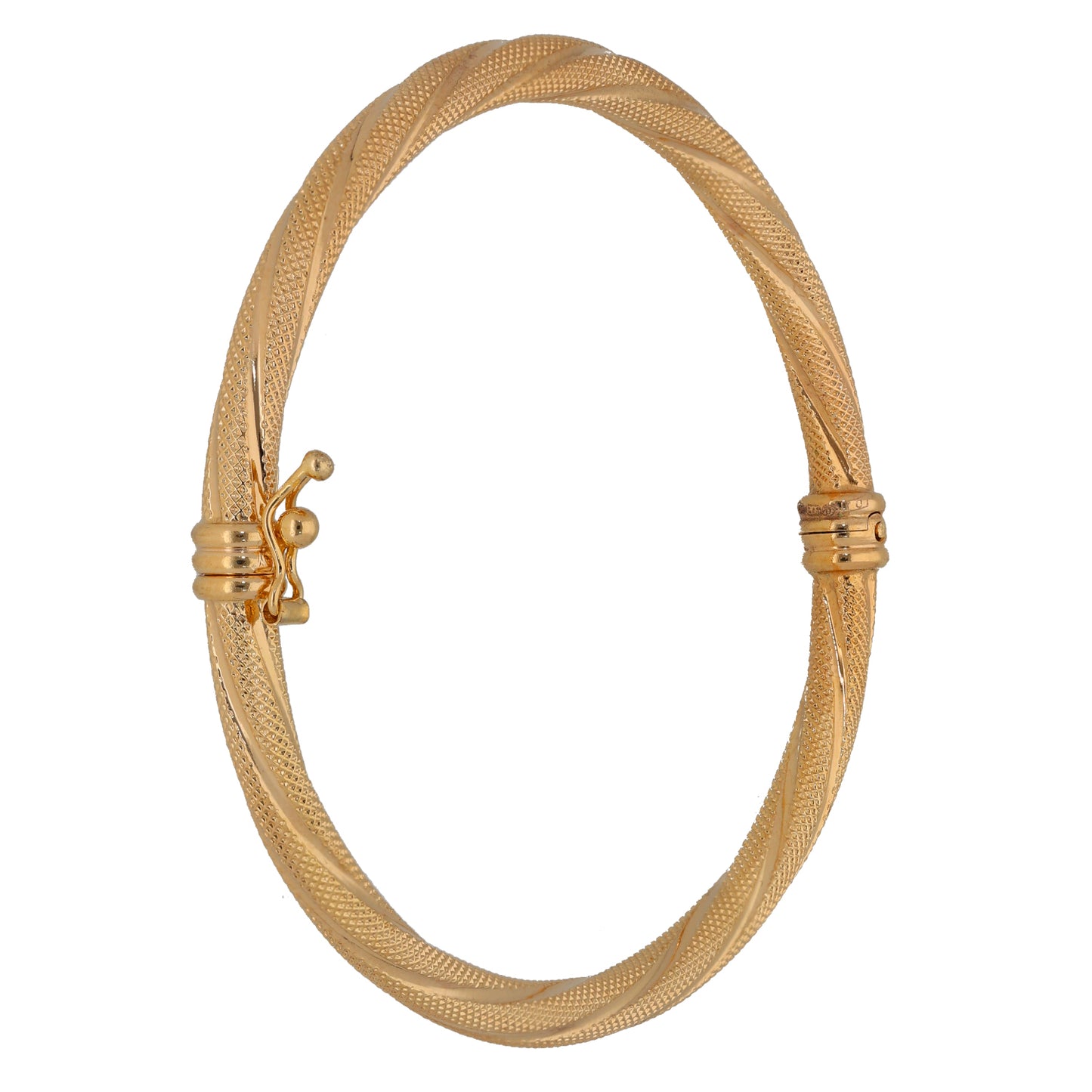 9ct Gold Hinged/Clasp Bangle