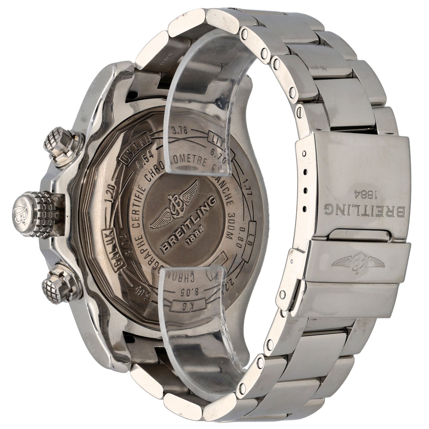 Breitling Super Avenger II A13371 48mm Stainless Steel Watch