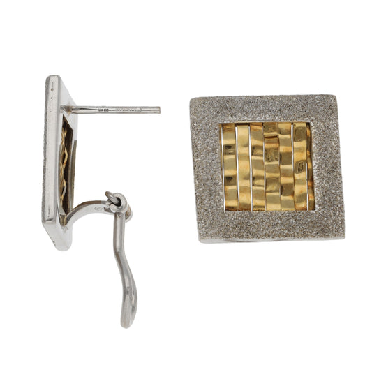 14ct Bicolour Gold Alternative Earrings