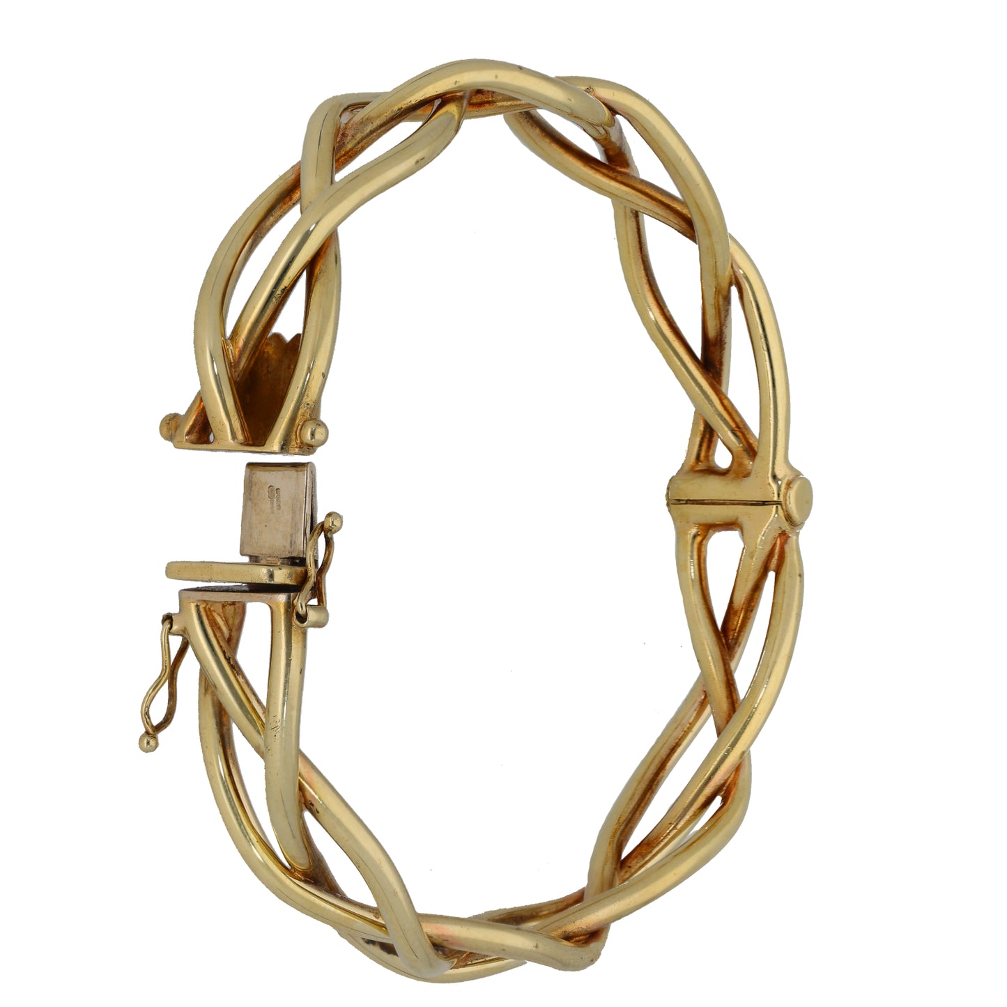 9ct Gold Hinged/Clasp Bangle