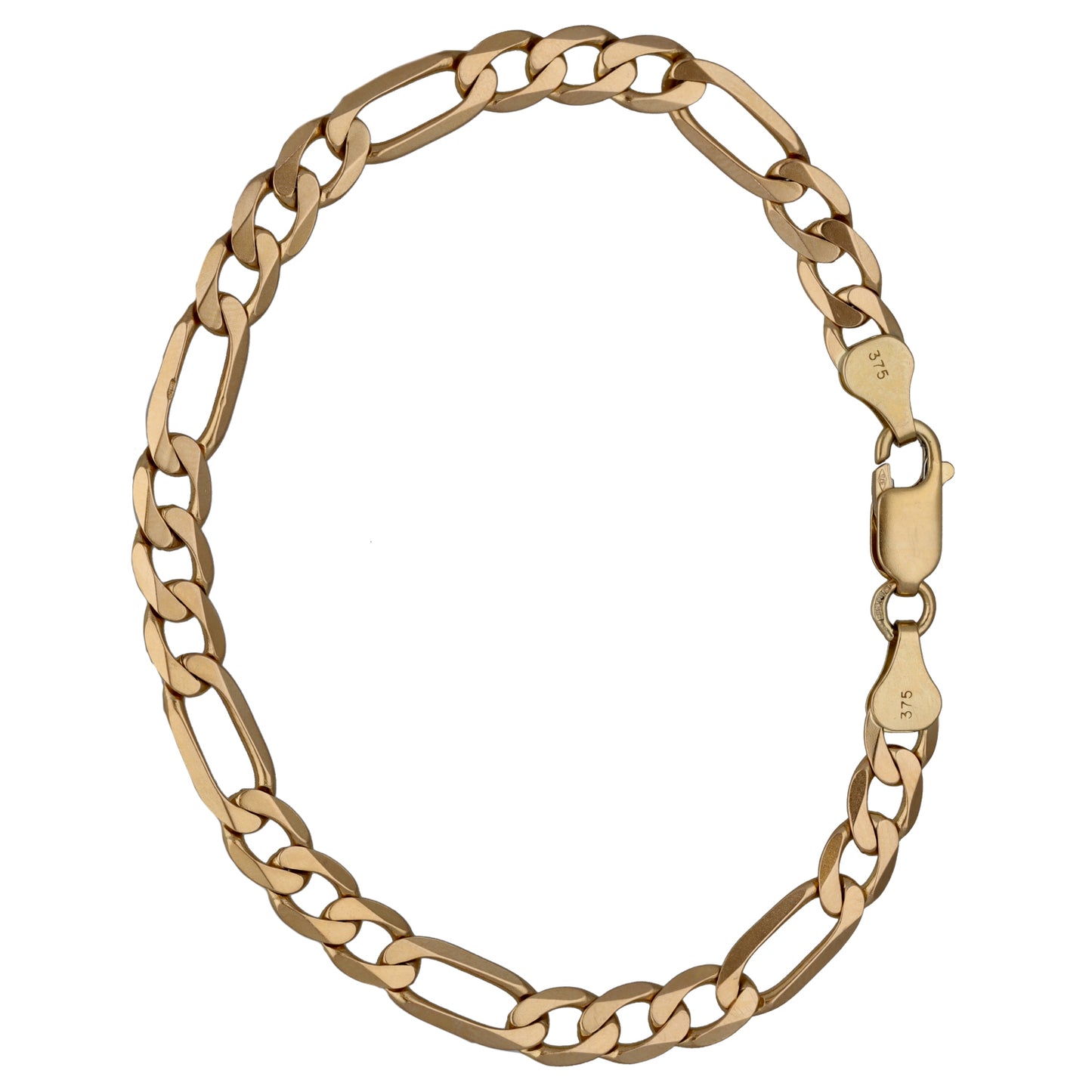 9ct Gold Figaro Bracelet