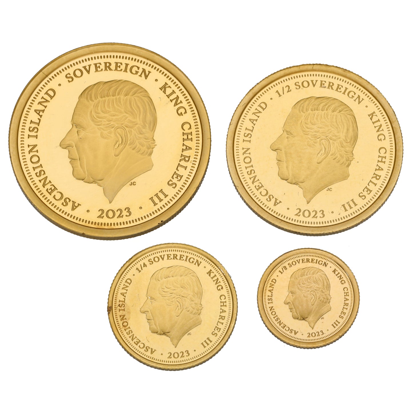 22ct Gold King Charles III Coronation Sovereign Coin Set 2023
