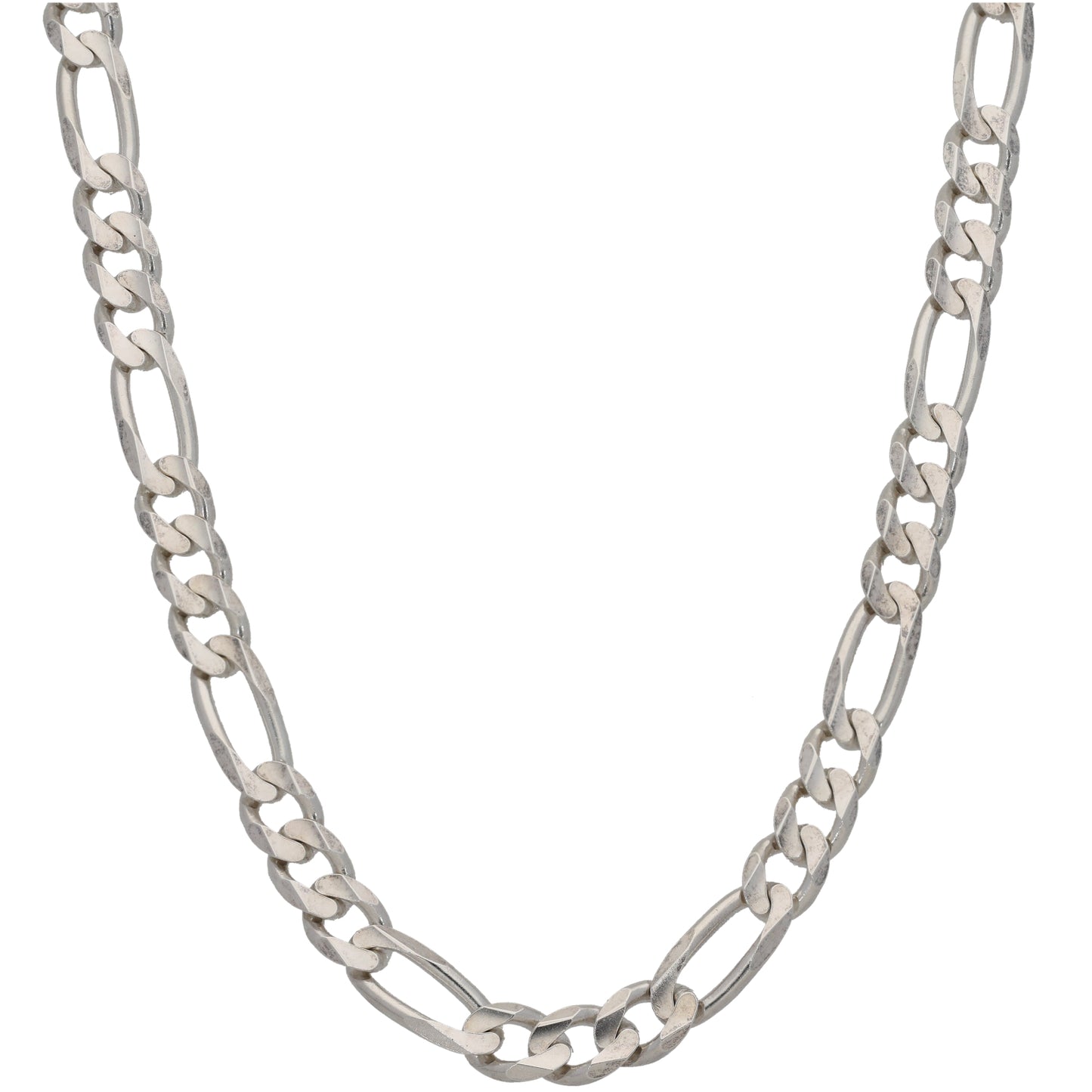 Sterling Silver Figaro Chain 20"