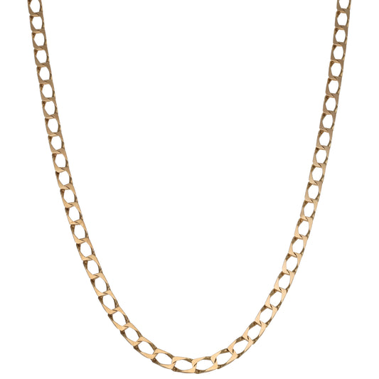 9ct Gold Curb Chain 20"