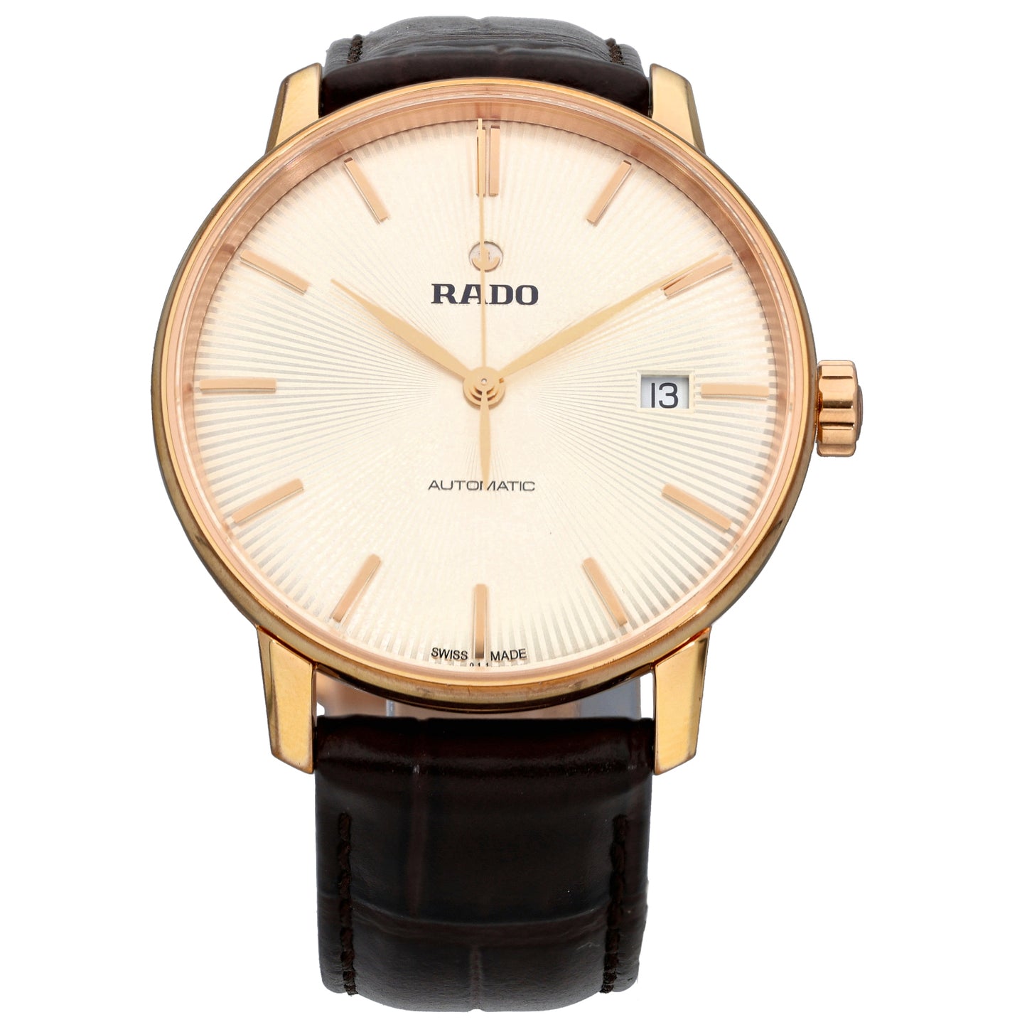 Rado Coupole 763.3861.2 38mm Gold Plated Watch
