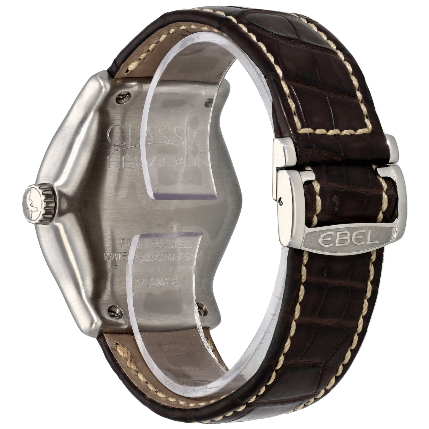 Ebel Classic Hexagon 9301F61 46mm Stainless Steel Watch