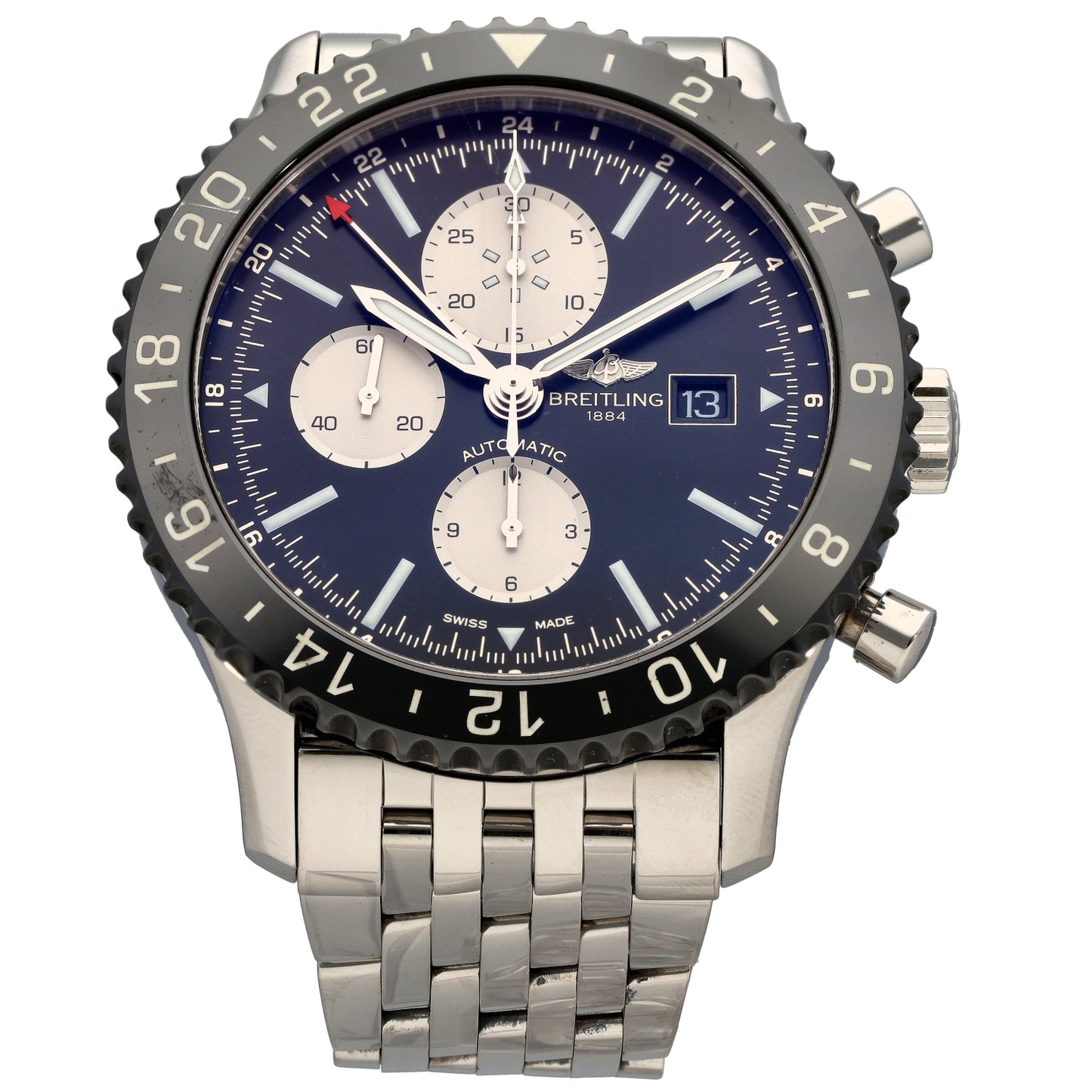 Breitling Chronoliner Y24310 46mm Stainless Steel Watch
