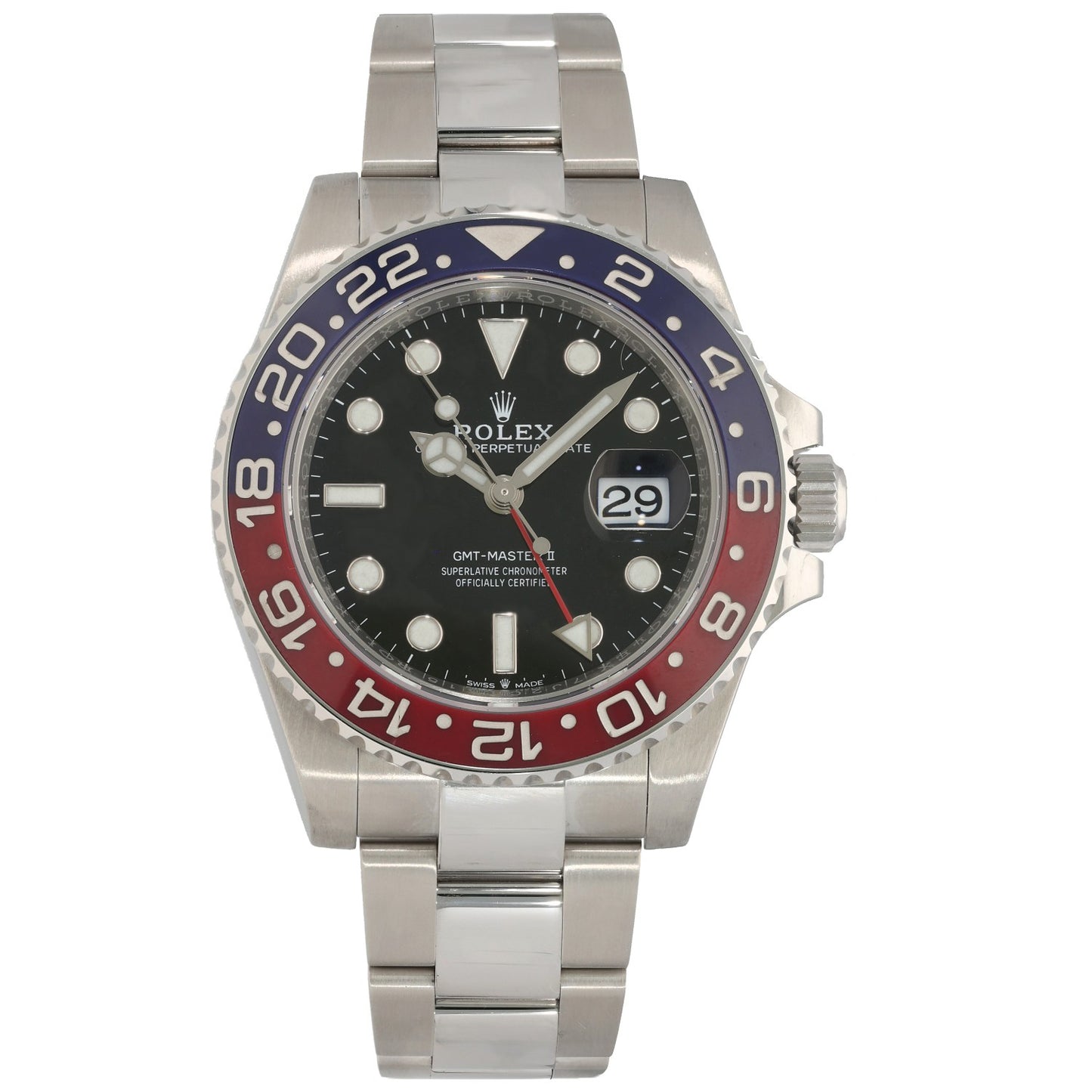 Rolex GMT Master II 126710BLRO 40mm Stainless Steel Watch