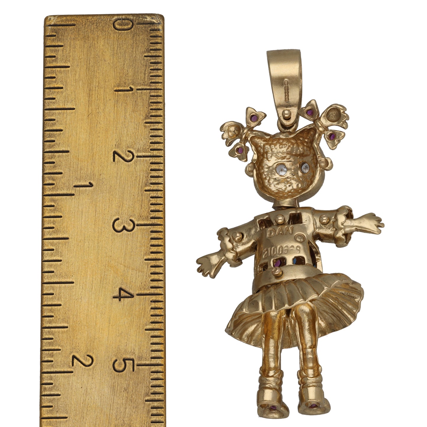 9ct Gold Imitation Dolly Pendant