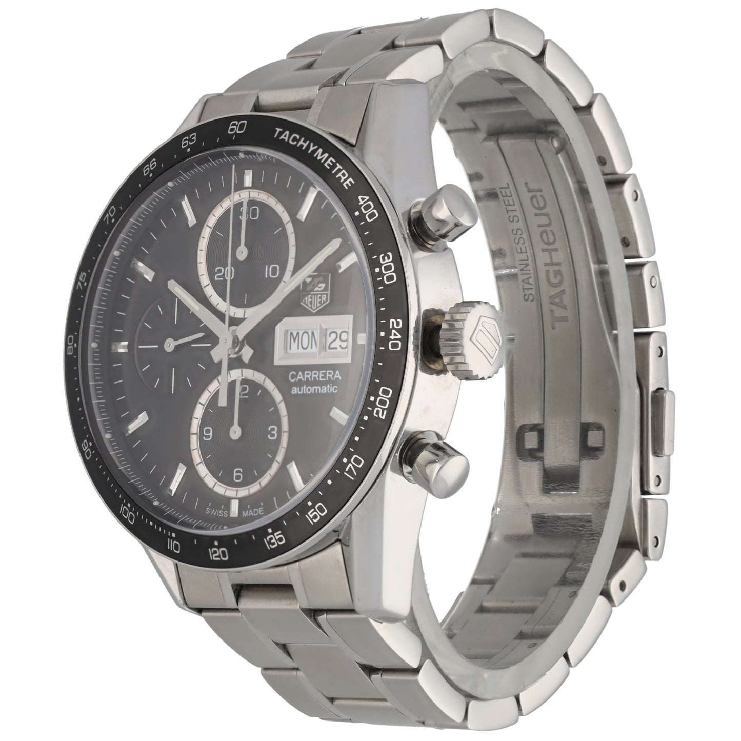 Tag Heuer Carrera CV201AG 41mm Stainless Steel Watch
