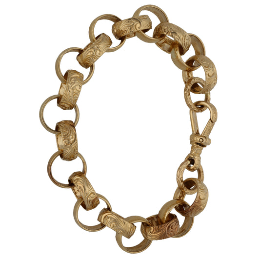 9ct Gold Belcher Bracelet