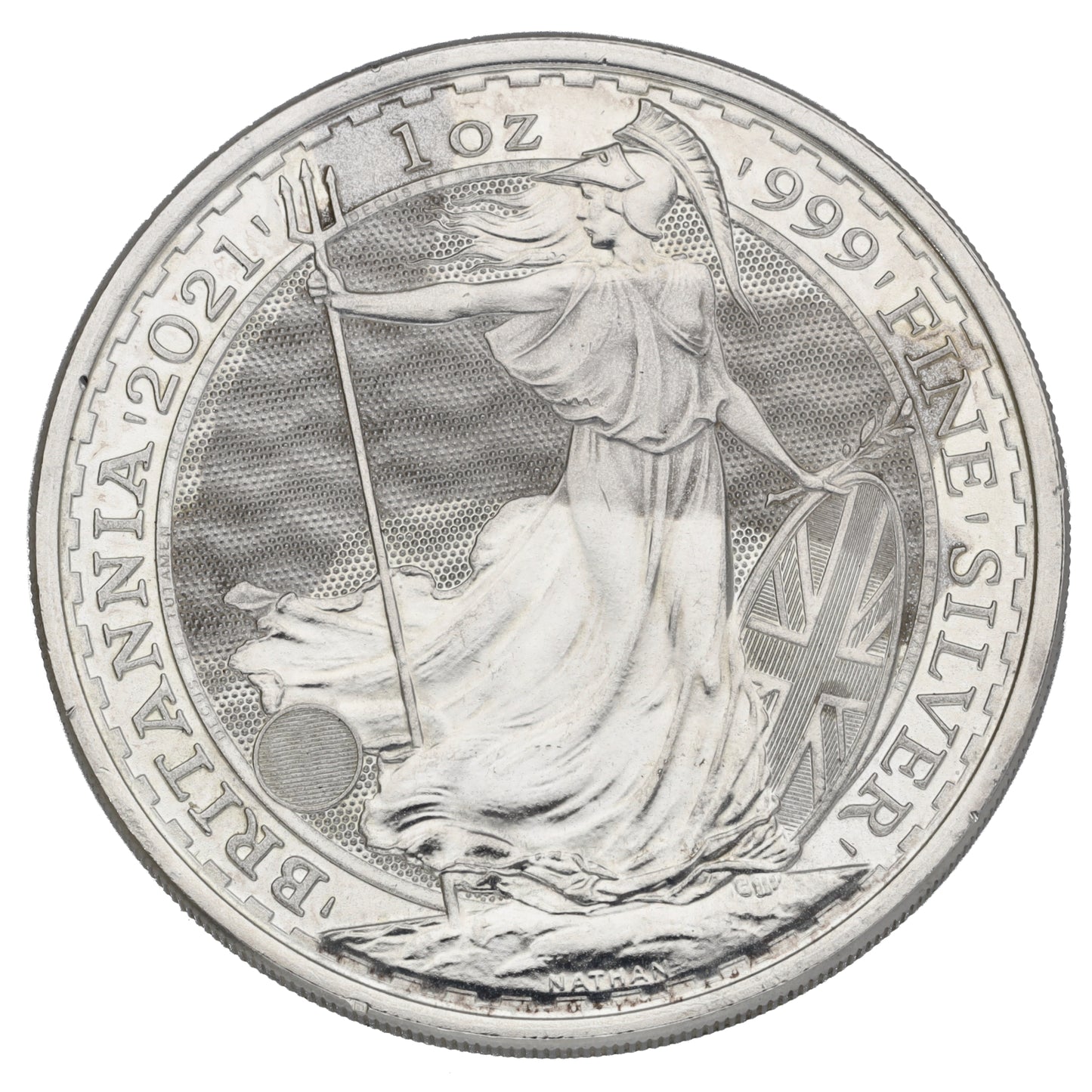 Fine Silver Queen Elizabeth II 1 OZ Britannia Coin 2021