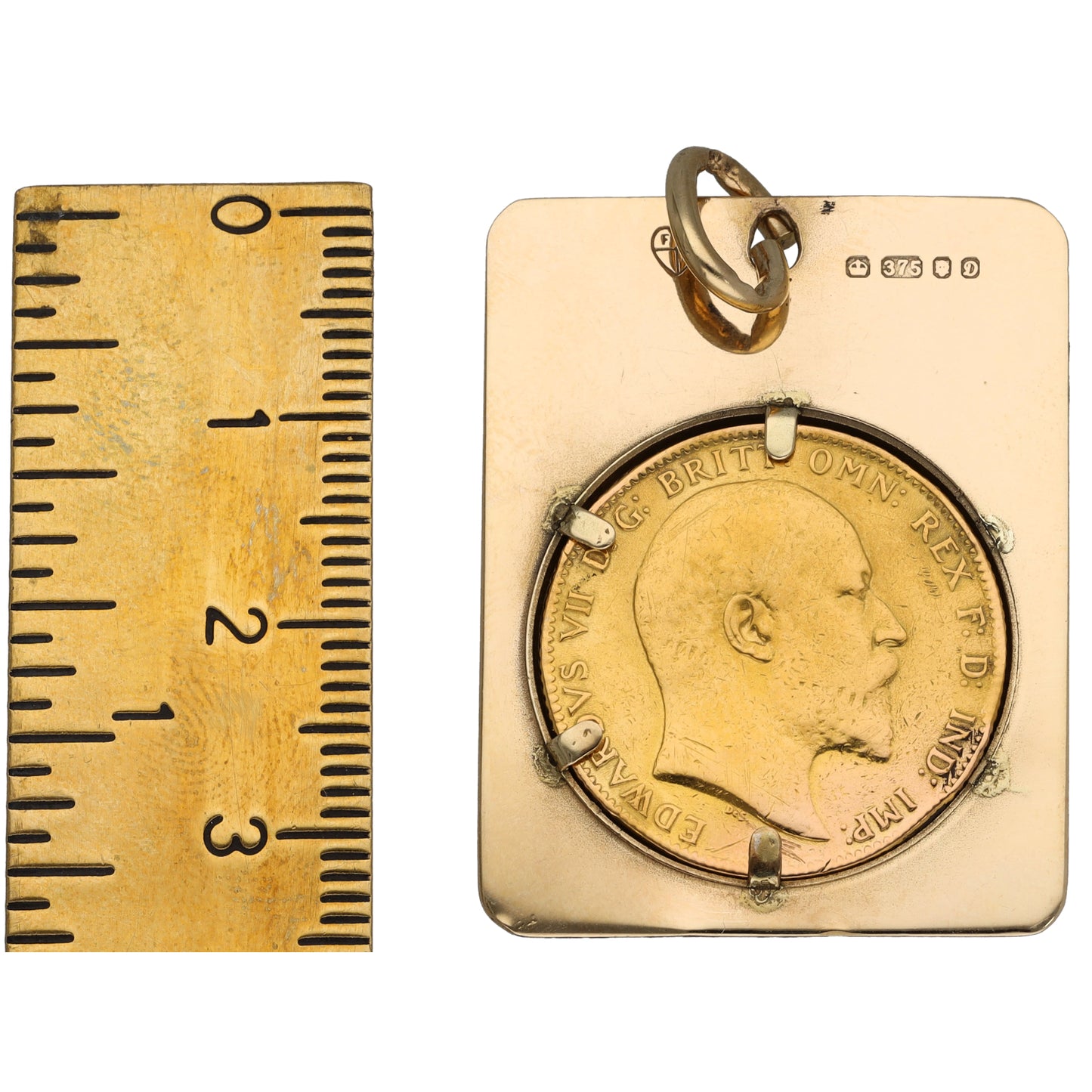 9ct Gold Full Sovereign Coin Pendant