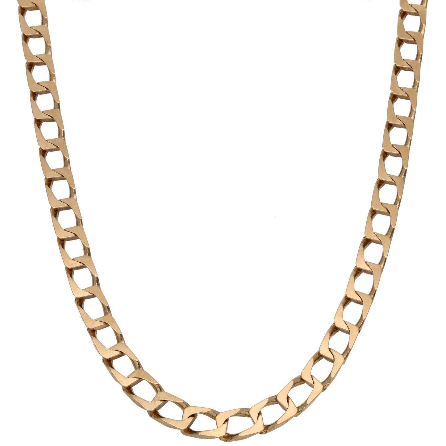 9ct Gold Curb Chain 20"