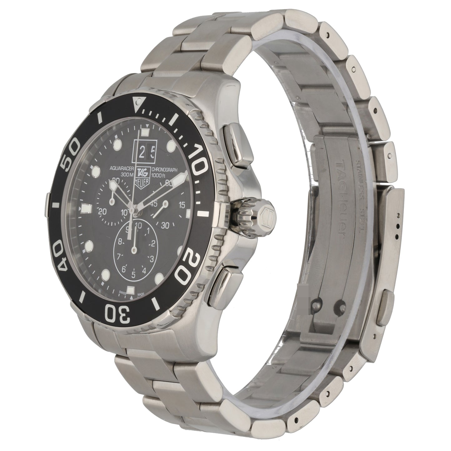 Tag Heuer Aquaracer CAN1010 43mm Stainless Steel Watch