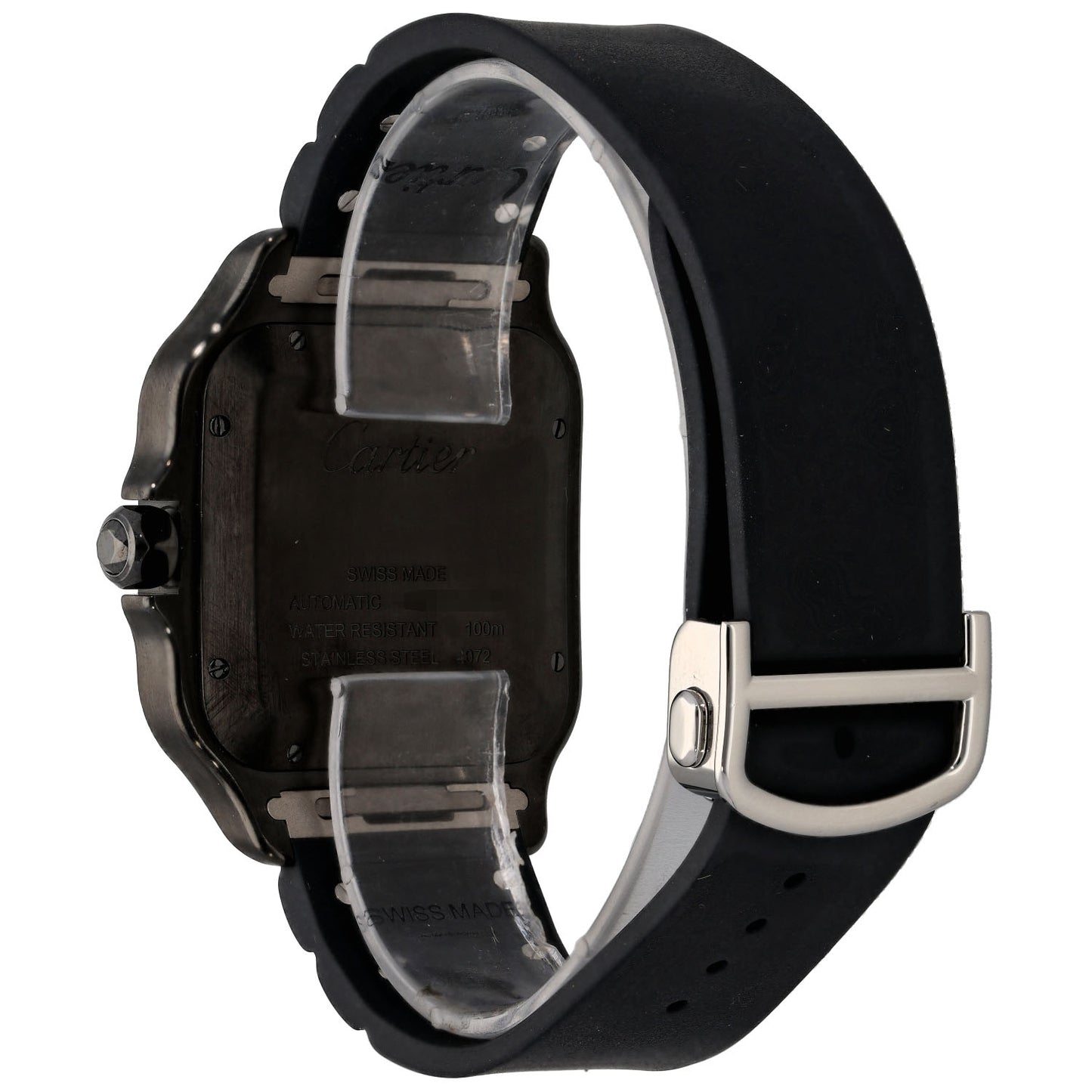 Cartier Santos 4072 38mm DLC Stainless Steel Watch