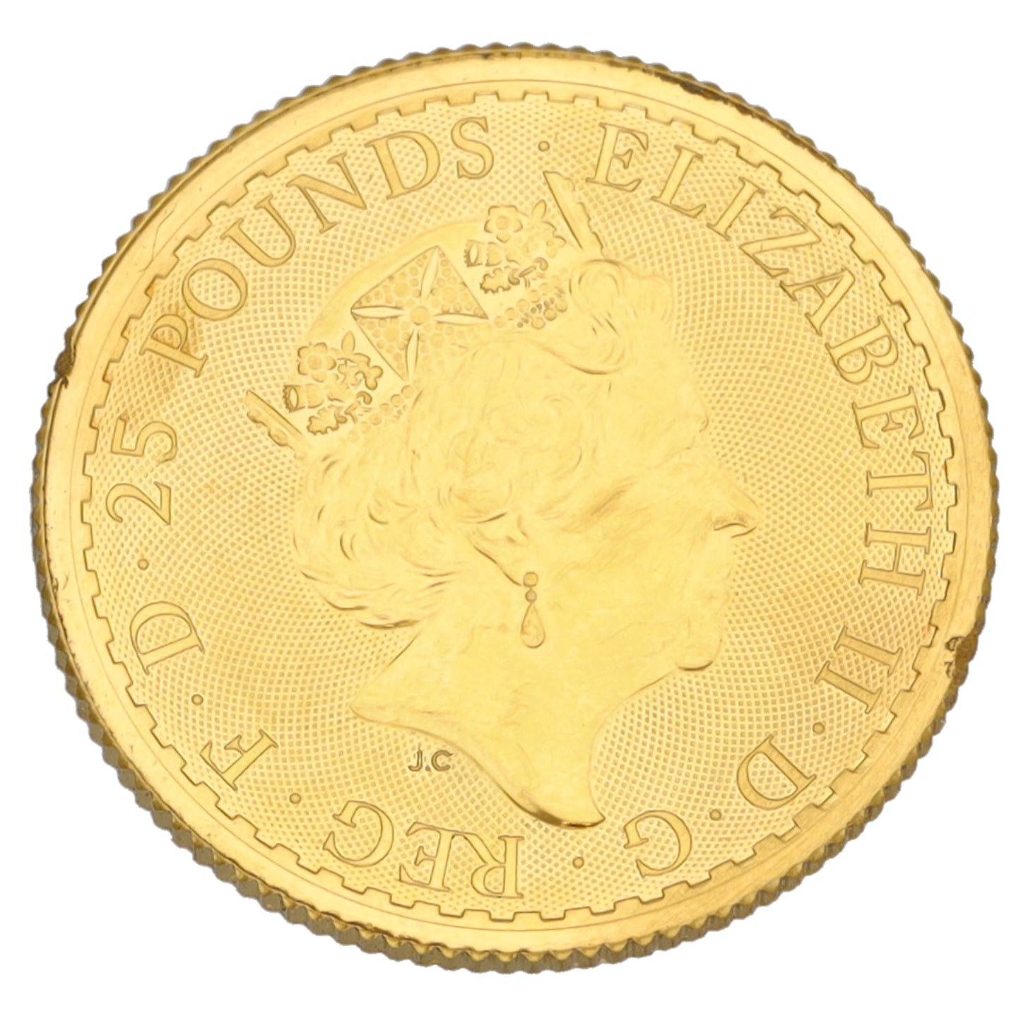 24ct Gold Queen Elizabeth II 1/4 OZ Britannia Coin 2021
