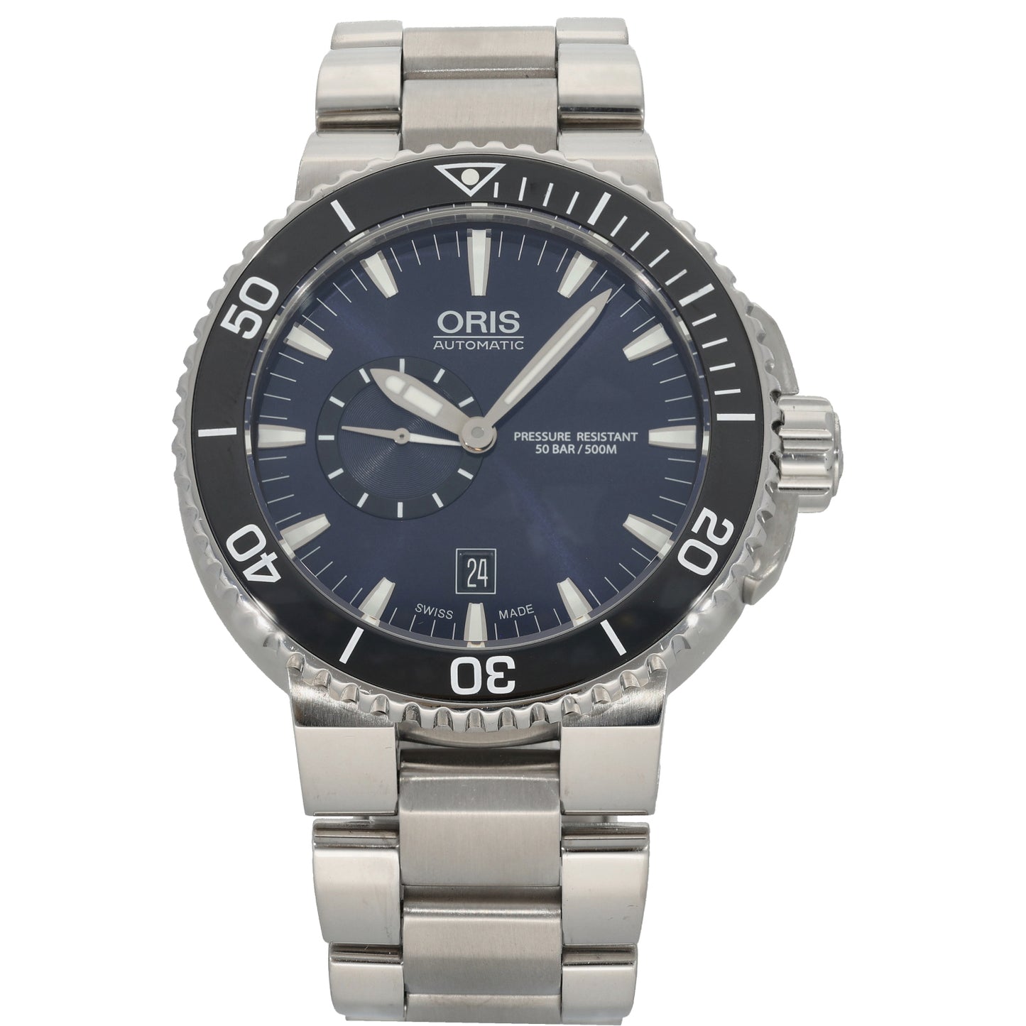 Oris Aquis 7673 46mm Stainless Steel Watch