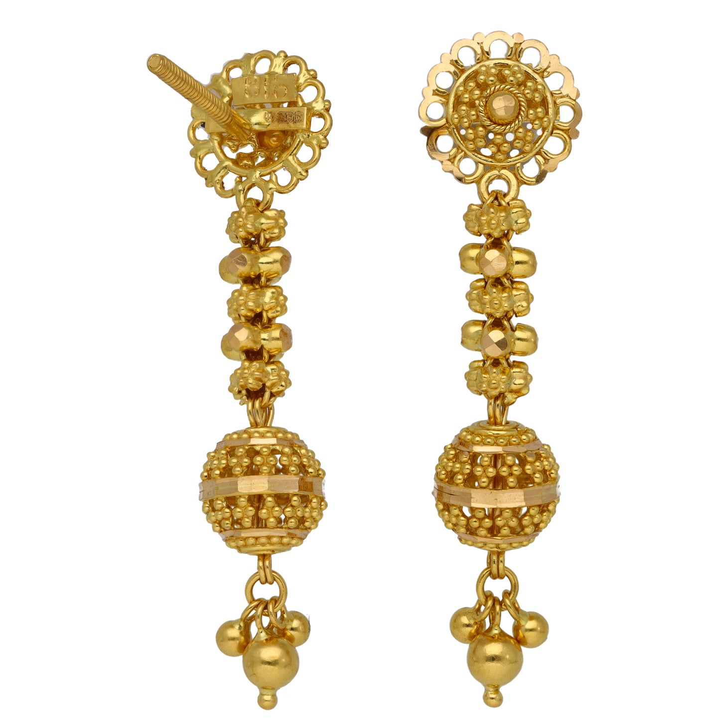 22ct Gold Drop Earrings