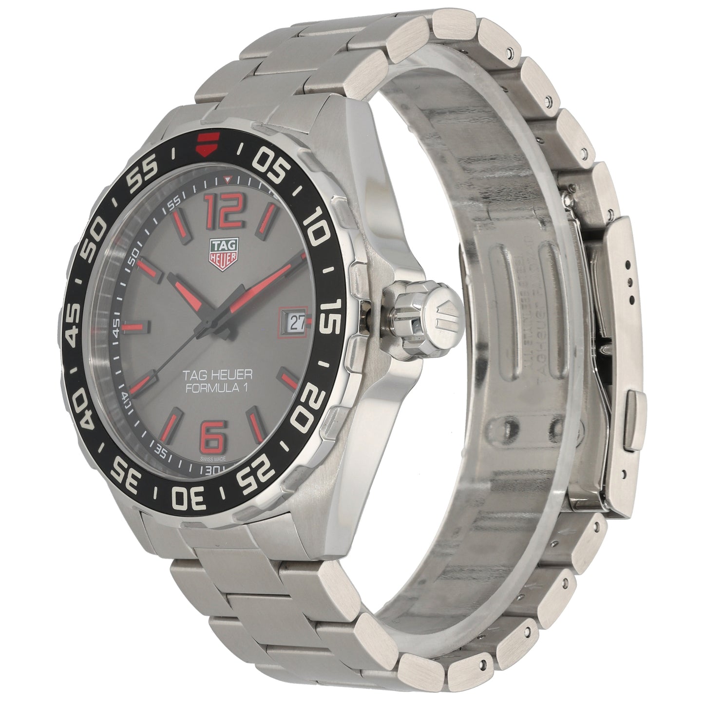 Tag Heuer Formula 1 WAZ1018 43mm Stainless Steel Watch