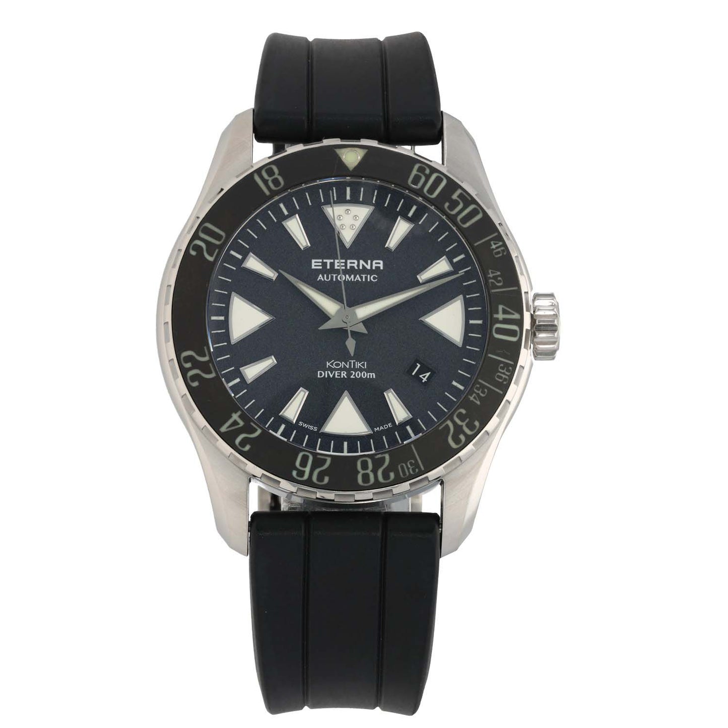 Eterna KonTiki Diver 1290.41 43mm Stainless Steel Watch
