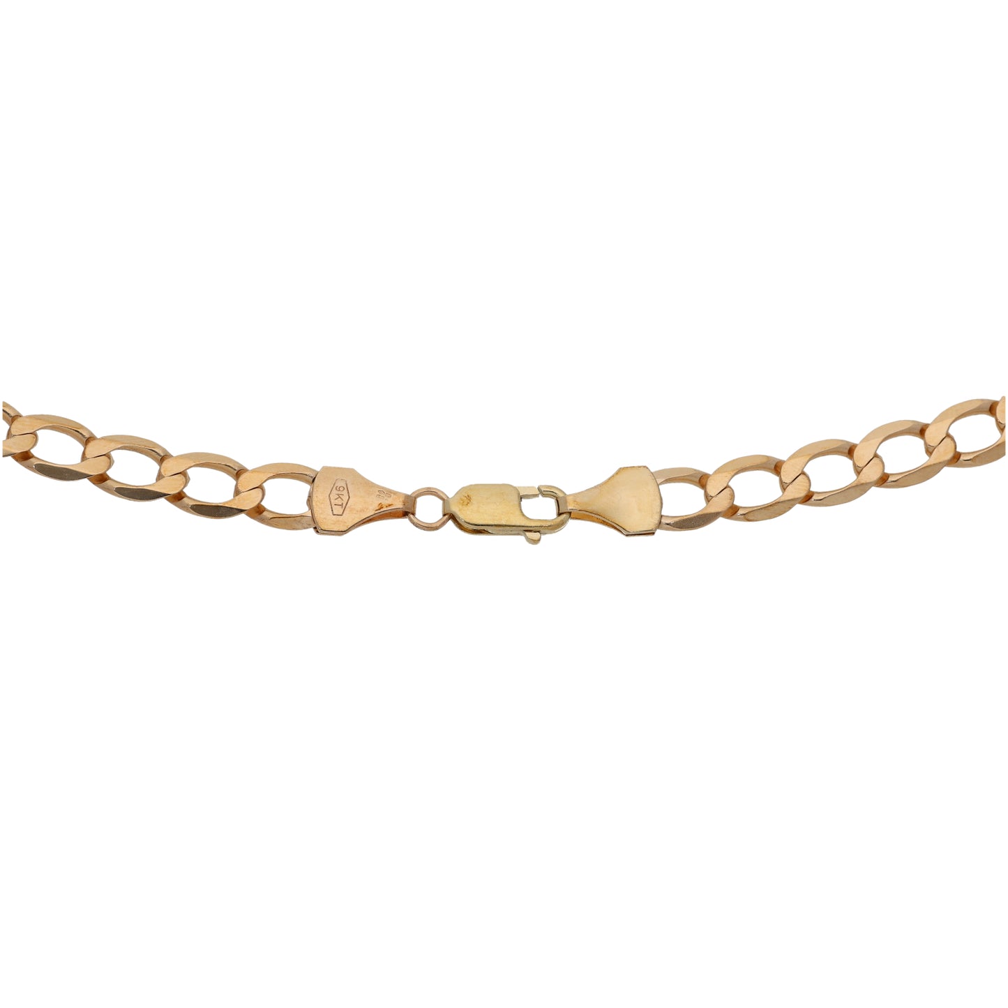 9ct Gold Curb Chain 20"